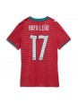 Zenske Futbalové oblečenie Portugalsko Rafael Leao #17 MS 2026 Krátky Rukáv - Domáci
